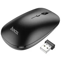 Мишка безпровідна + блютузна Hoco GM15 Black. Фото 2