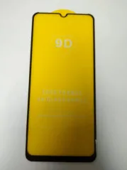 Захисне скло Samsung A035/A03/A025/A12/A127/A02s/A037/A03s/A042/A045/A047/ M02s/M025/Tecno Spark 6 GO 5D Black (Є СУМІСНІСТЬ). Фото 2