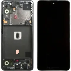 Lcd + Touchscreen Samsung A51 5G/A516/A51/A515 (small lcd) Black Oled з рамкою (Є СУМІСНІСТЬ). Фото 2