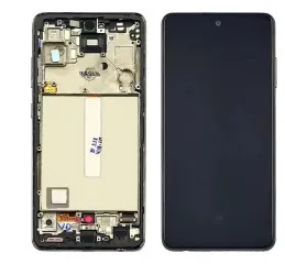 Lcd + Touchscreen Samsung A52/A525 Black Oled з рамкою (small lcd). Фото 2