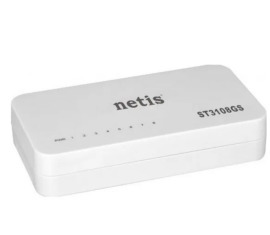 Wi Fi Світч Netis ST3108GS гігабітний 8 портів