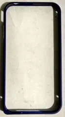 Бампер iPhone 4G Метал Blue. Фото 4