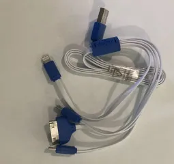 Кабель Usb універсал косичка плоский 4IN1 (4G, 5G, Micro, Mini). Фото 3