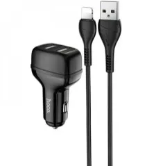 Азп Hoco Z36 Lighting 2in1 2,4A Black (packing 14/140). Фото 2