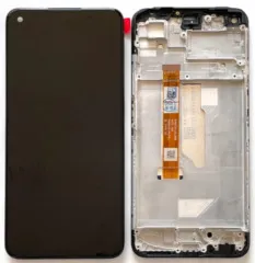 Lcd + Touchscreen Realme 9i/Realme 8i/Realme Narzo 50/Oppo A96 4G/Oneplus Ace Racing (можливо без рамки) Black Orig з рамкою
