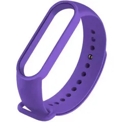 Браслет силіконовий Mi Band 7/6/5 Violet. Фото 2