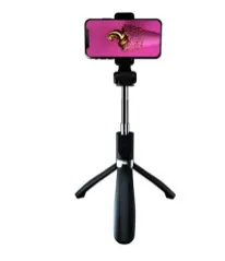 Selfi Монопод з триногою блютуз XO SS08 Black. Фото 3