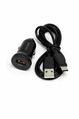 Азп Borofone BZ18 Type-C 2in1 QC3.0 Black. Фото 5
