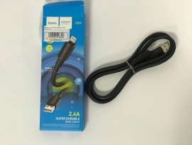 Кабель Usb iPhone 5G Hoco X84 Black 1M. Фото 2