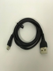 Кабель Usb Micro Hoco DU24 1М (long pin) Black