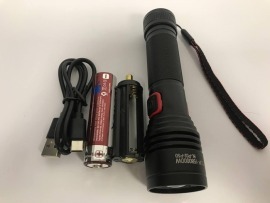 Ліхтарик Police BLP02 P50 (usb type c charge). Фото 4