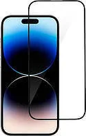 Захисне скло iPhone 14 Pro 5D Black. Фото 2