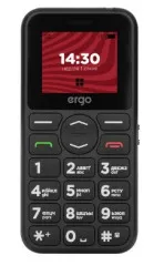 Телефон Ergo R181 Dual Sim Black. Фото 4
