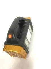 Ліхтарик HB-1678 (solar+ micro usb charge) (в руку) Gold. Фото 10