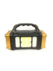 Ліхтарик HB-1678 (solar+ micro usb charge) (в руку) Gold. Фото 11