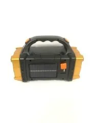 Ліхтарик HB-1678 (solar+ micro usb charge) (в руку) Gold. Фото 12