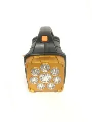 Ліхтарик HB-1678 (solar+ micro usb charge) (в руку) Gold. Фото 14