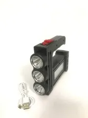 Ліхтарик JMD-973 3 led (в руку). Фото 6