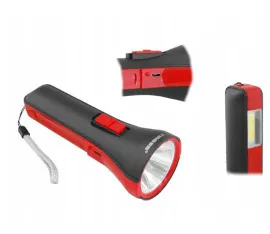 Ліхтарик Tiross TS-1851 (micro usb charge) Black. Фото 6