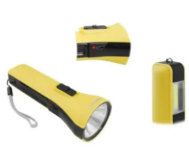 Ліхтарик Tiross TS-1851 (micro usb charge) Yellow. Фото 7