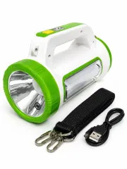 Ліхтарик Panther PT-8158 (в руку micro usb charge) Green. Фото 8