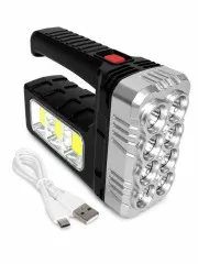 Ліхтарик BL-7701 solar (в руку micro usb charge). Фото 6