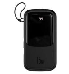 Power Bank (20000mah) Baseus DZ-XPT (with usb Lighting) 15W Black