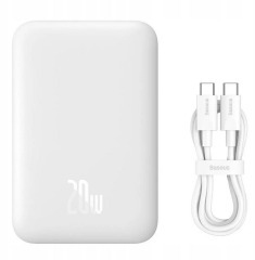 Power Bank (6000mah) Baseus Magnetic Wireless 20W White