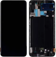 Lcd + Touchscreen Samsung A70/A705 Black Oled з рамкою (small lcd). Фото 2