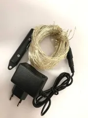 Гірлянди нитка кінський хвіст 400 діодів 20 ниток 2м Yellow. Фото 4