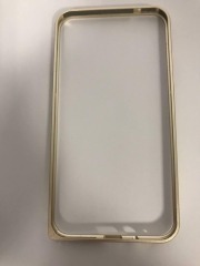 Бампер Метал Samsung E7 Gold