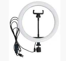 Лампа-кільце HX-300 30cm (з тримачем, без підставки) Black. Фото 2