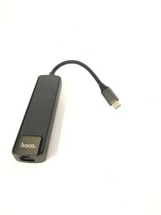 Usb Hub Hoco HB23 (Type C to USB 3.0+USB 2.0+Hdmi+Type C+RJ45)