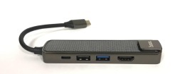 Usb Hub Hoco HB23 (Type C to USB 3.0+USB 2.0+Hdmi+Type C+RJ45). Фото 2