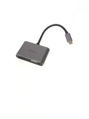 Usb Hub Hoco HB30 (Type C to USB 3.0+Vga+Hdmi+Type C). Фото 5