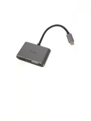 Usb Hub Hoco HB30 (Type C to USB 3.0+Vga+Hdmi+Type C). Фото 9