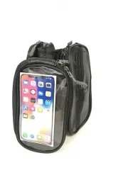 Сумка вело-мото м'ягка з тримачем для телефона Black. Фото 7