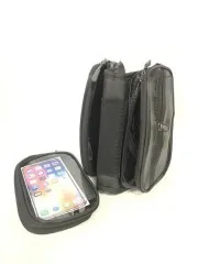 Сумка вело-мото м'ягка з тримачем для телефона Black. Фото 6