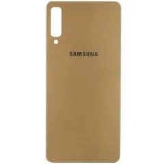 Задня кришка Samsung A750/A7 2018 Gold. Фото 3