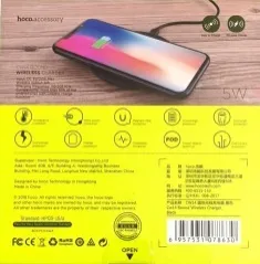 Безпровідна зарядка Hoco CW14 Black. Фото 7