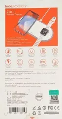 Безпровідна зарядка Hoco CW20 2IN1 White. Фото 10