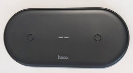 Безпровідна зарядка Hoco CW23 2IN1 Black. Фото 4