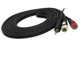 Кабель 3,5 - 2 тюльпан 3м Good. Фото 4