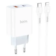 Мзп Hoco C97A 20W 2in1 (блок на Usb i Type C + Type C/Lighting) (packing 28/168)