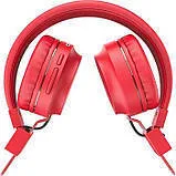 Навушники Bluetooth Hoco W25 Red (packing 10/30). Фото 2