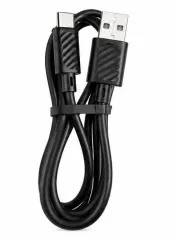 Кабель Usb Type C Hoco X88 Black 1m (packing 30/420). Фото 3