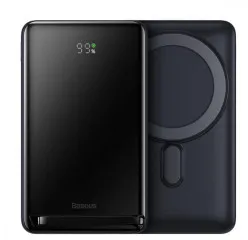 Power Bank (10000mah) Baseus Magnetic Wireless 20W Black. Фото 5