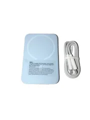 Power Bank (6000mah) Baseus Magnetic Wireless 20W Blue. Фото 6