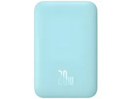 Power Bank (6000mah) Baseus Magnetic Wireless 20W Blue. Фото 4