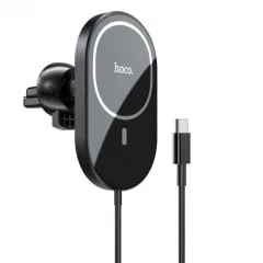 Автотримач магніт пічка Hoco CA90 (MagSafe 15w). Фото 4